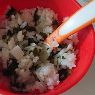 長芋わかめごはん